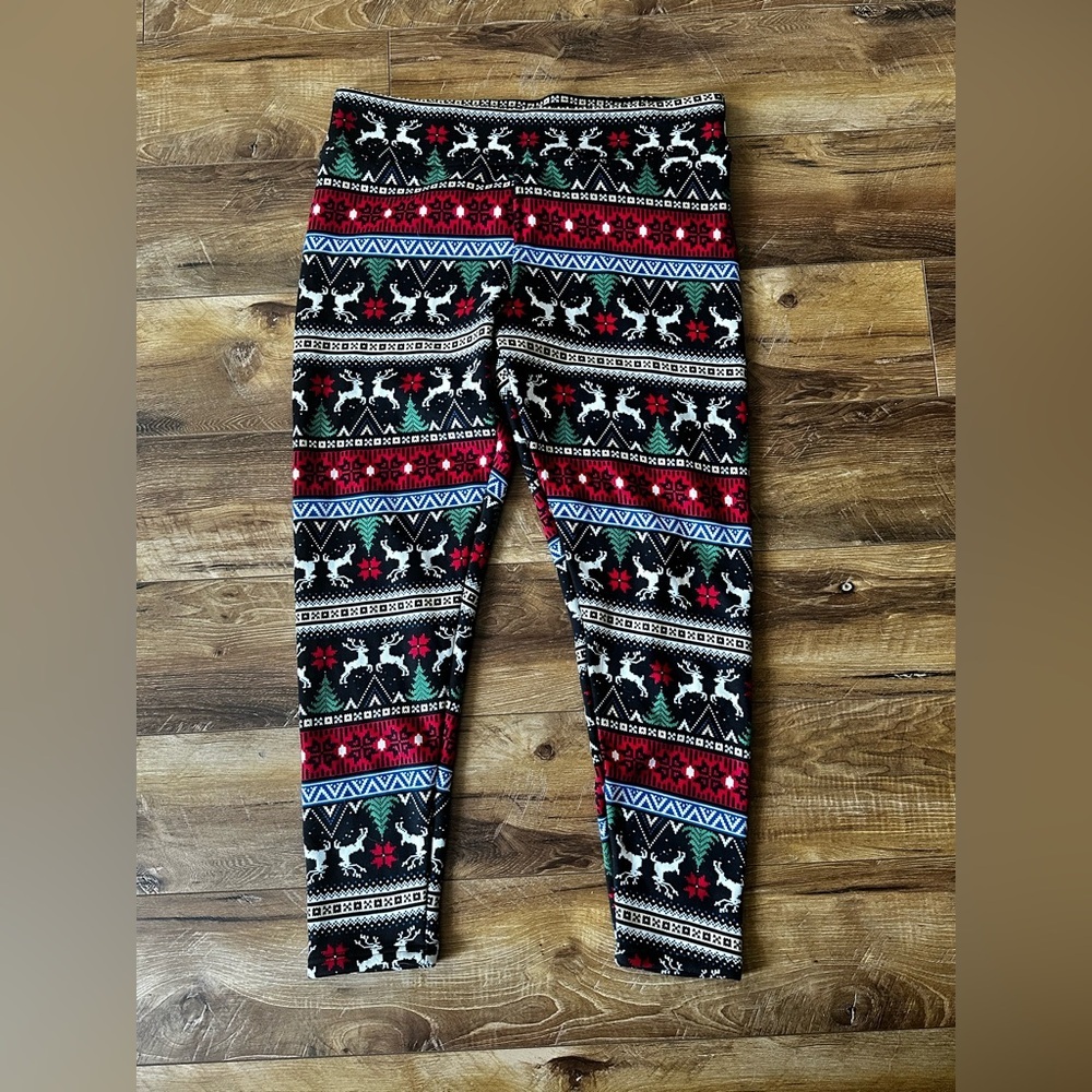 No boundaries 3X Christmas warm leggings